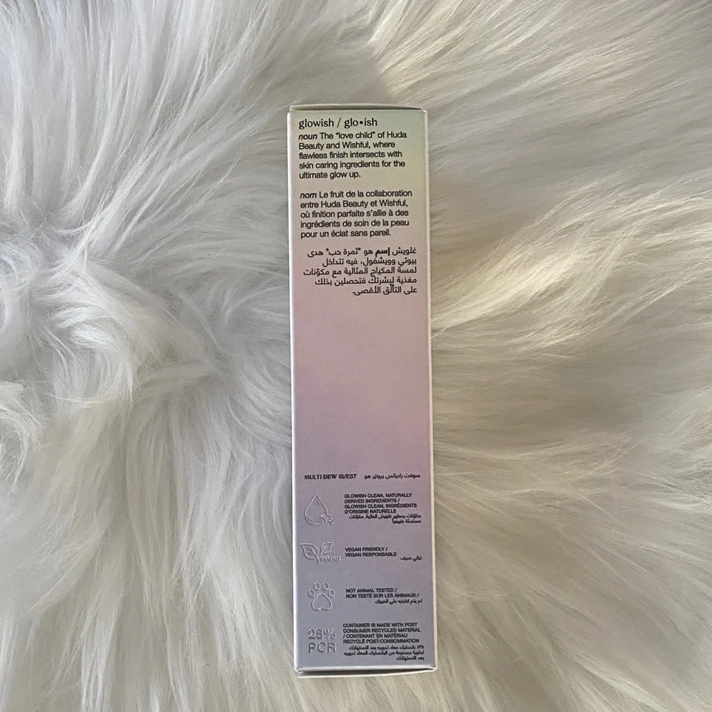 HUDA BEAUTY GloWish MultiDew new in box 1.35 Fl oz